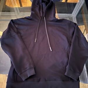 Theory Men's Black Hoodie - Medium
